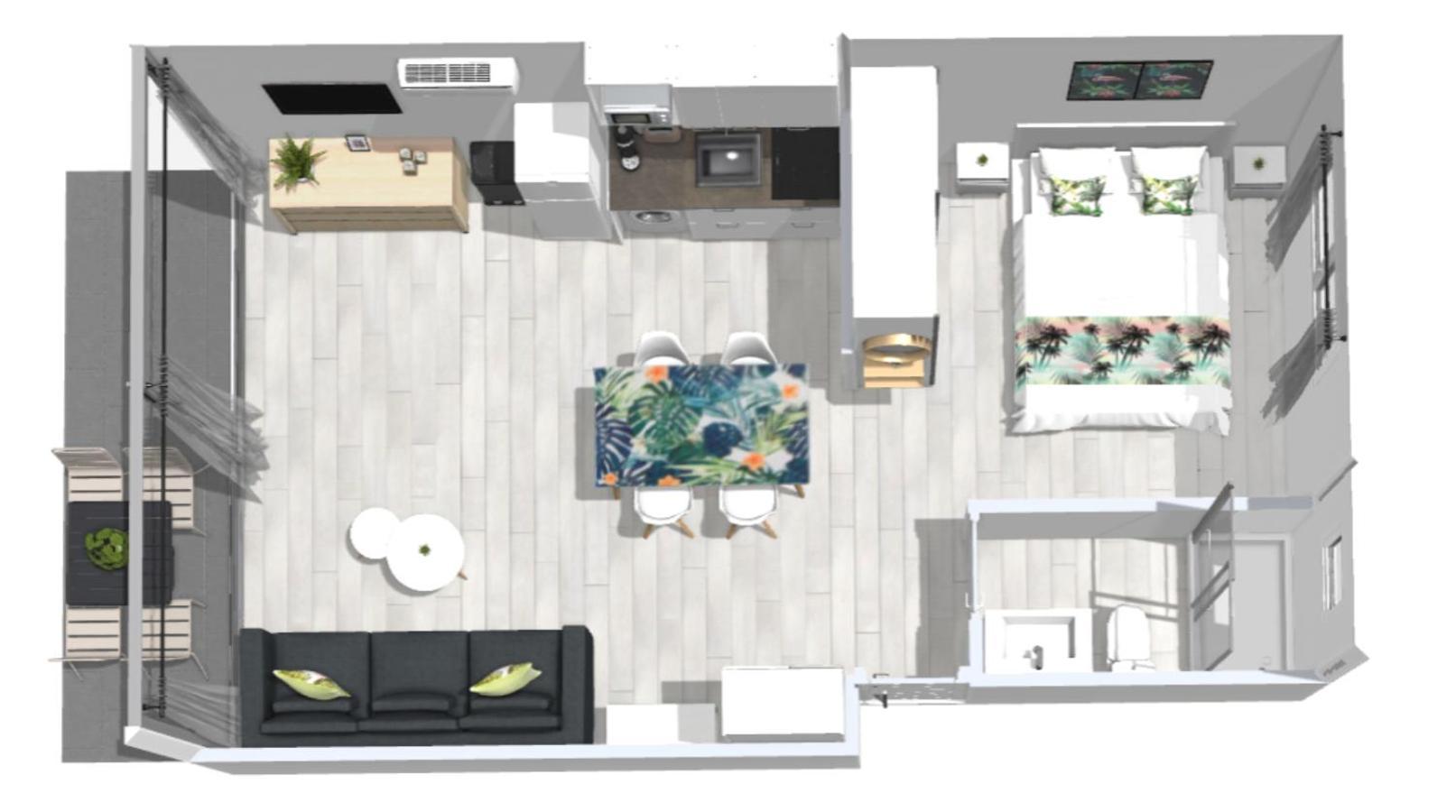 Roses Apartments Tropical Loft Vista Mar Lateral Zewnętrze zdjęcie